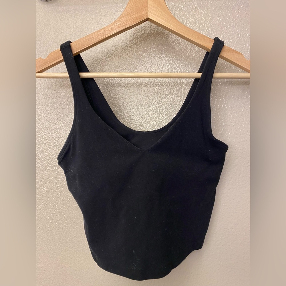 Lululemon black align tank. size 4